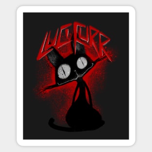 Lucifurr The Cat Sticker